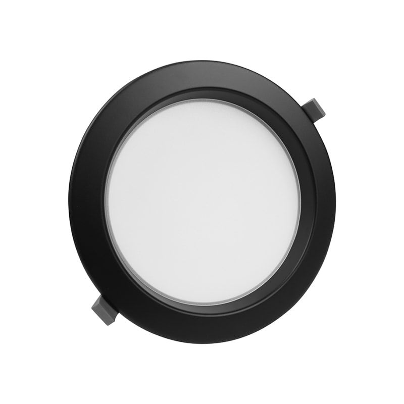 LED DOWNLIGHT | ORTHO | CCT-SWITCH | Ø195 | 18 W | SCHWARZ