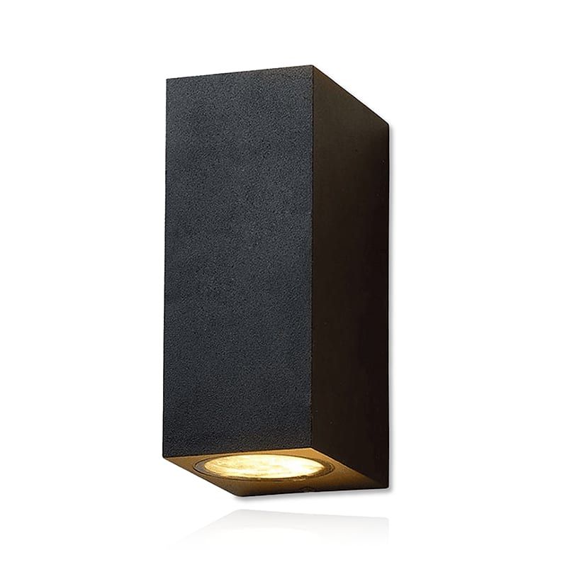 WANDLEUCHTE GALATEA 2xGU10-FASSUNG SCHWARZ