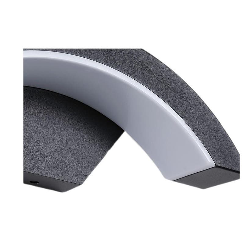 WANDLAMPE HATI 12W MIT SENSOR IP65 GRAU