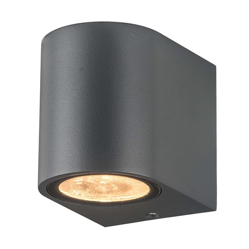 WANDLEUCHTE BEB 1xGU10-FASSUNG GRAU