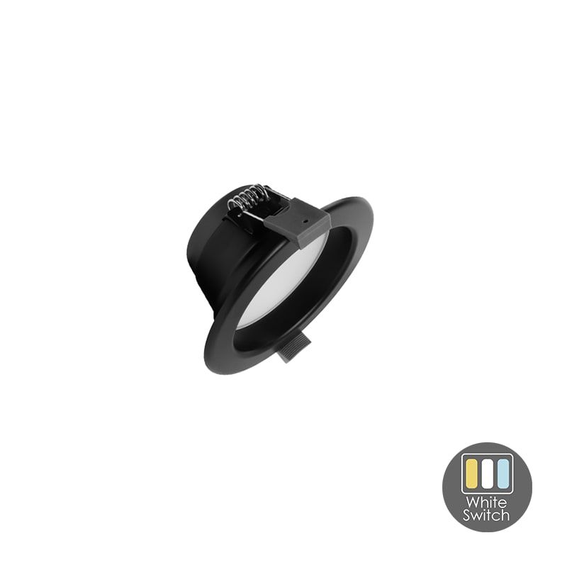 LED DOWNLIGHT | ORTHO | CCT-SWITCH | Ø90 | 9,2W | SCHWARZ