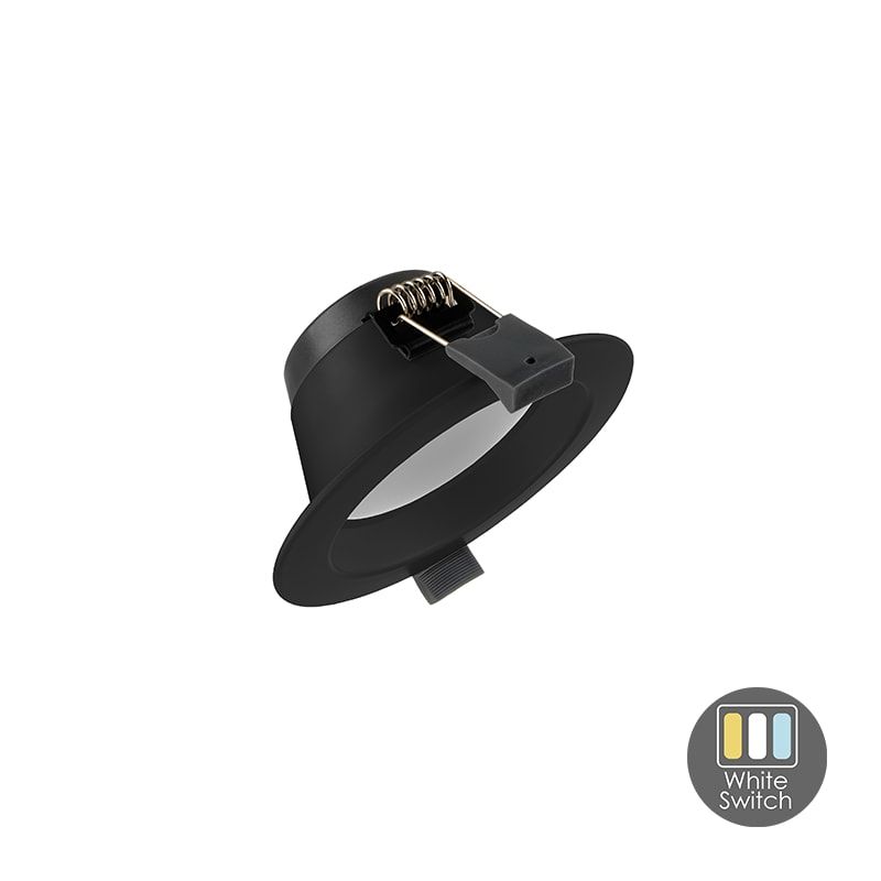 LED DOWNLIGHT | ORTHO | CCT-SWITCH | Ø90 | 9,2W | SCHWARZ