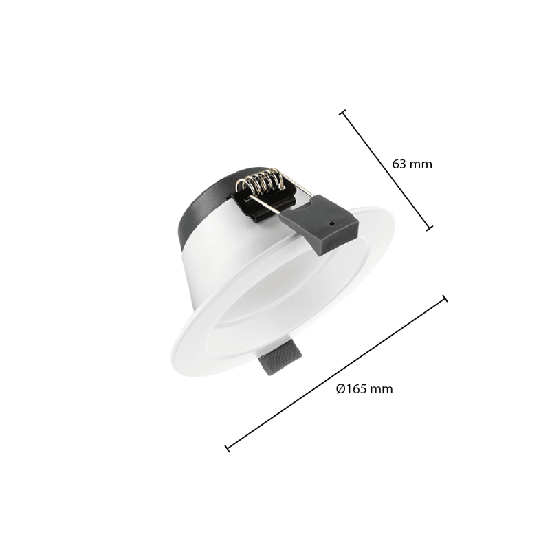 LED DOWNLIGHT | ORTHO | CCT-SWITCH | Ø135 | 16W