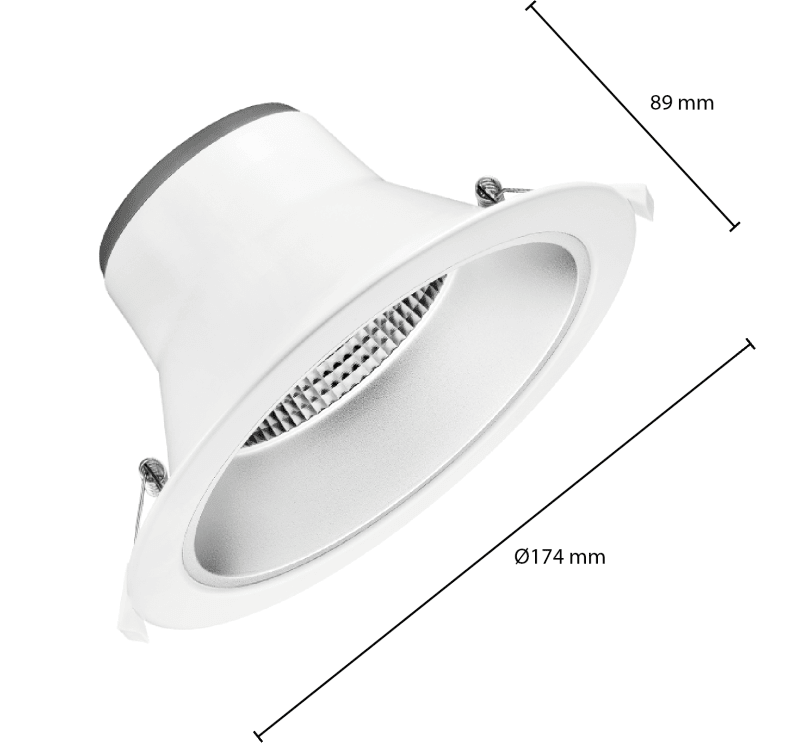 LED-DOWNLIGHT SIA CCT SWITCH Ø145 13W