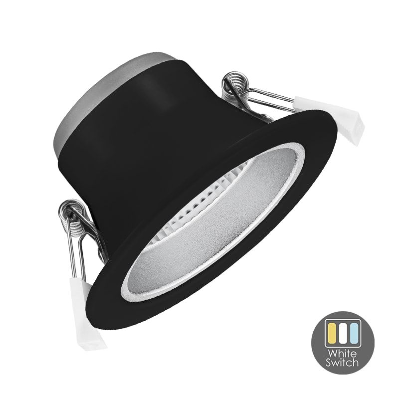 LED-DOWNLIGHT | SIA | CCT-SCHALTER | Ø90 | 9W | SCHWARZ