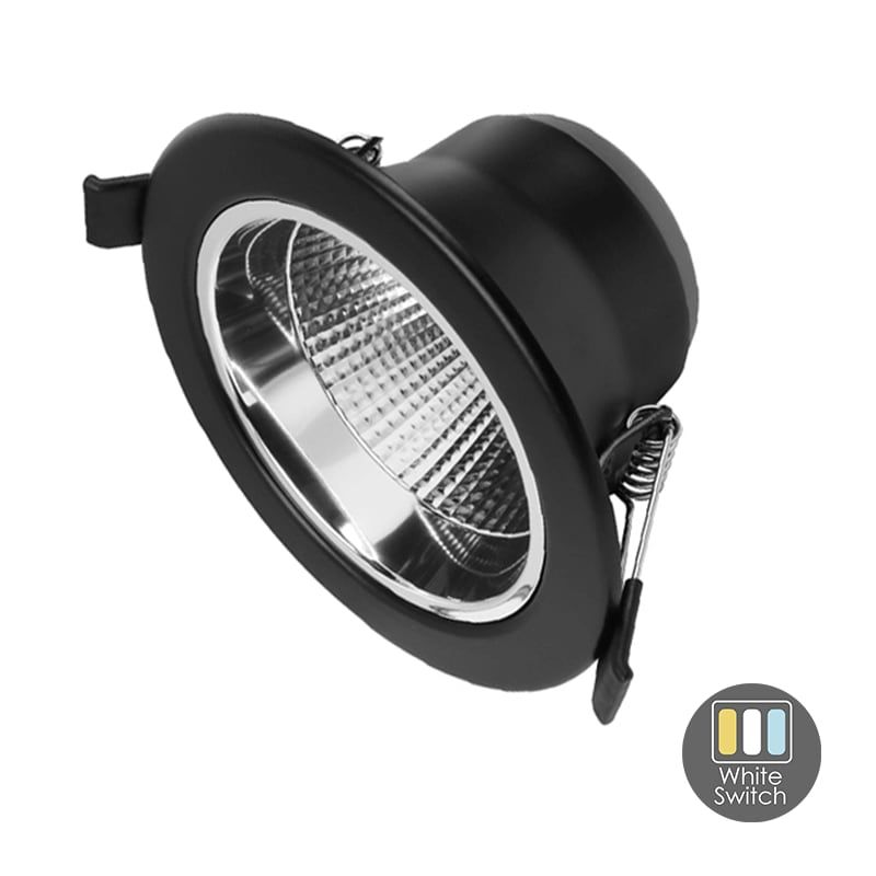 LED-DOWNLIGHT | SIA | CCT-SCHALTER | Ø90 | 9W | SCHWARZ