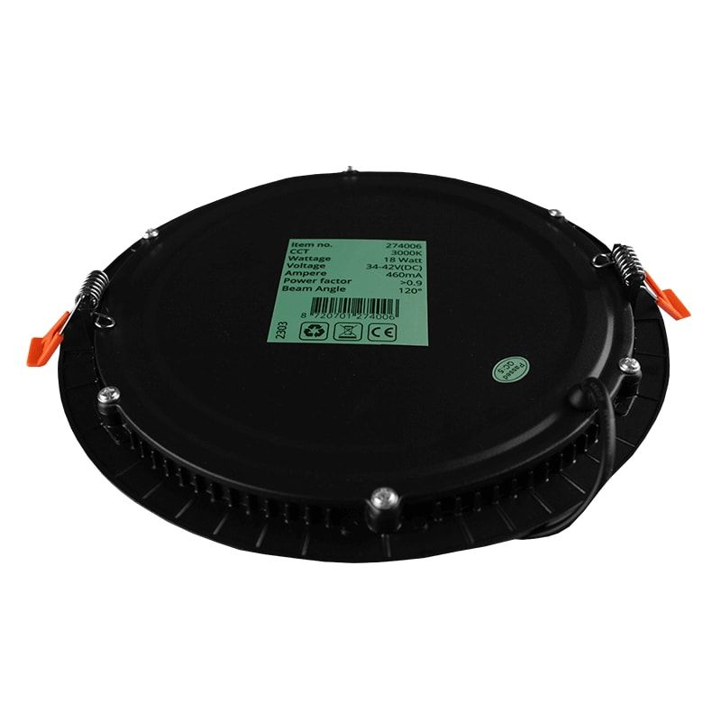 LED-DOWNLIGHT | SCHIRM | SMART | Ø205 | 18W | SCHWARZ