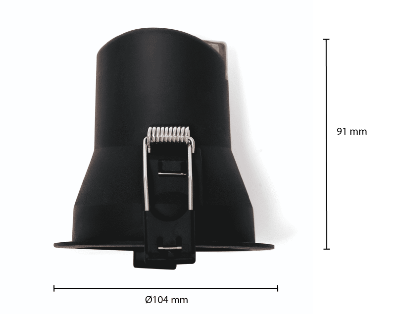 LED-EINBAUSTRAHLER MIRACLE 9W DIM SCHWARZ