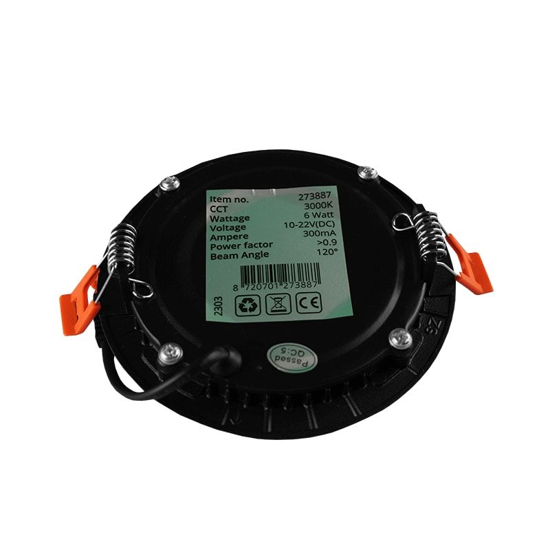 LED-DOWNLIGHT | SCHIRM | SMART | Ø108 | 6W | SCHWARZ