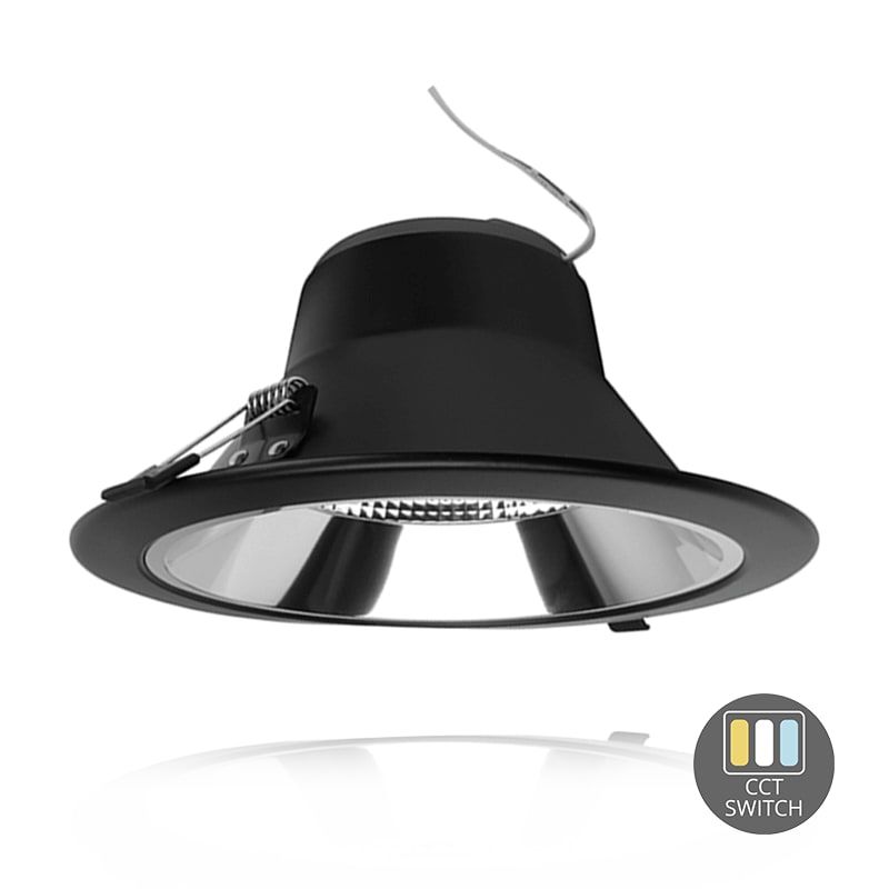 LED-DOWNLIGHT | SIA | CCT-SCHALTER | Ø195 | 19W | SCHWARZ