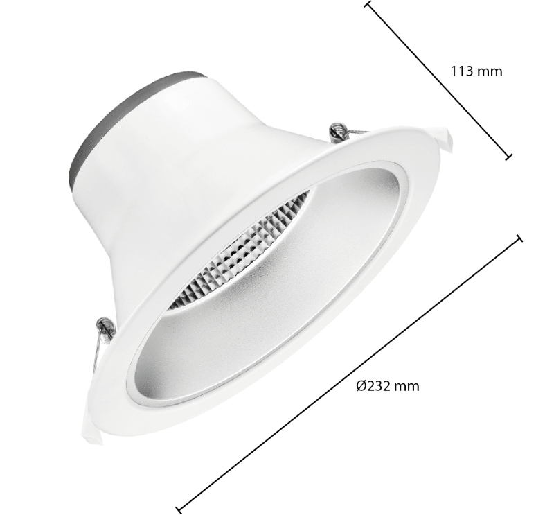 LED-DOWNLIGHT | SIA | CCT-SCHALTER | Ø195 | 19W