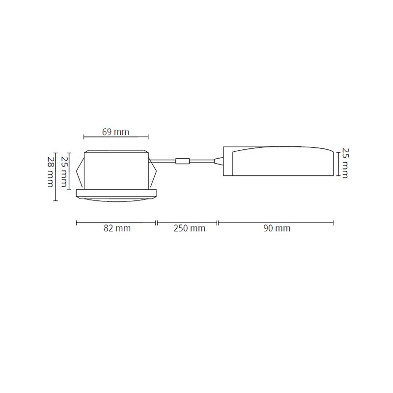 LED-EINBAUSTRAHLER | VARDA | SLIM-FIT | 5W | DIM | WEISS