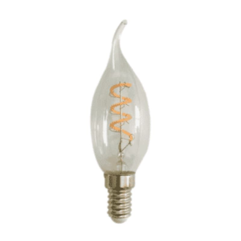 LED-FILAMENT | E14 | LED-KERZENLAMPE | TIPP | DIMMBAR | KLAR | 2W