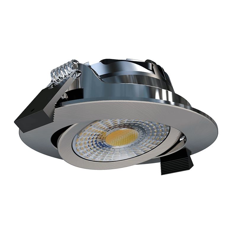 LED-EINBAUSTRAHLER | MIRAN | SLIM-FIT | 6W | DIM | SILBER | CCT-SCHALTER | IP65