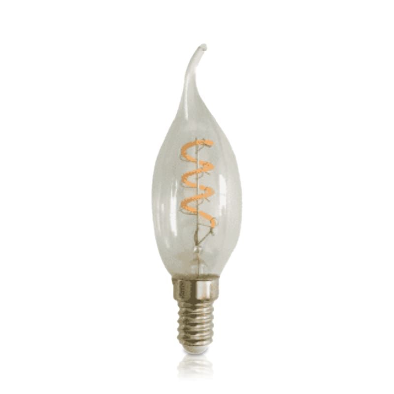 LED-FILAMENT | E14 | LED-KERZENLAMPE | TIPP | DIMMBAR | KLAR | 2W