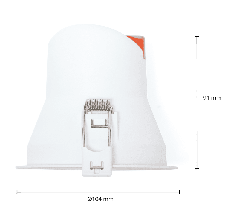 LED-EINBAUSTRAHLER MIRACLE 9W DIM WEISS