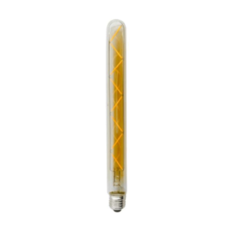 LED-FILAMENT E27-ROHR 300 mm DIMMBAR BERNSTEIN 4 W
