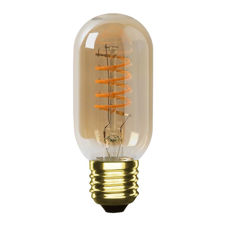 LED-FILAMENT E27-Röhre, dimmbar, bernsteinfarben, 4 W, 2400 K