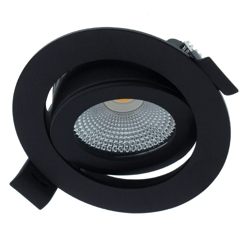 LED-EINBAUSTRAHLER | SLIM-FIT | 5W | DIM2WARM | SCHWARZ