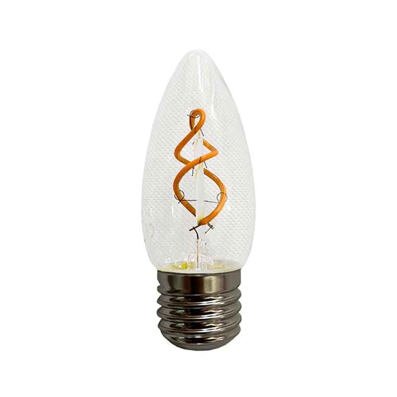 LED-FILAMENT | E27 | KERZENLAMPE | DIMMBAR | KLAR | 2W