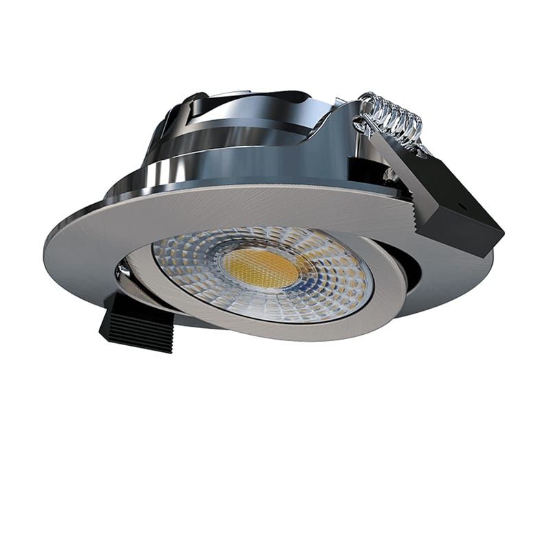 LED-EINBAUSTRAHLER | MIRAN | SLIM-FIT | 6W | DIM | SILBER | CCT-SCHALTER | IP65