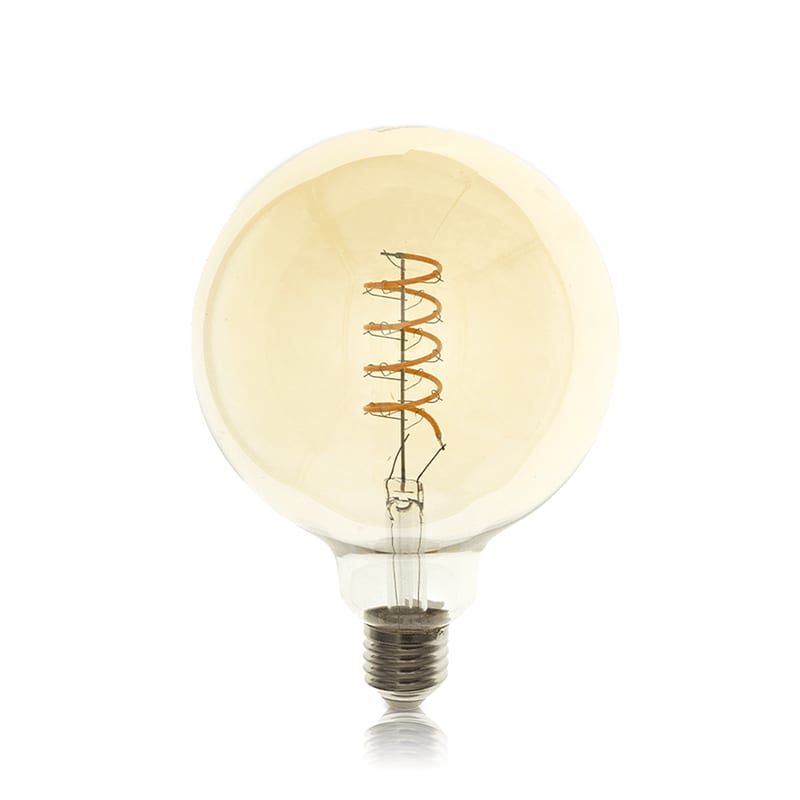 LED-FILAMENT E27 GLOBE S DIMMBAR BERNSTEIN 4W
