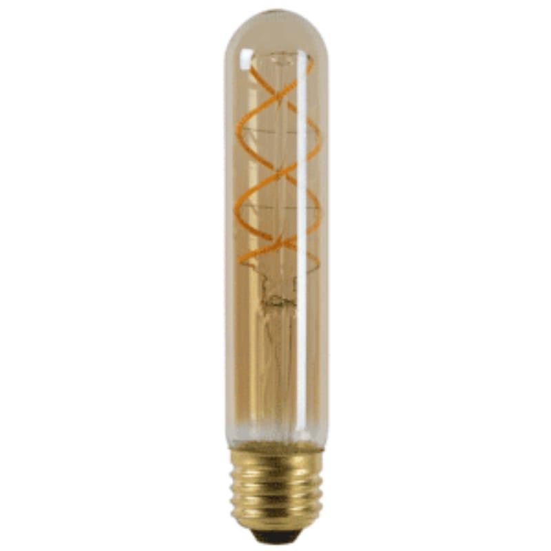 LED-FILAMENT E27-ROHR 185 mm DIMMBAR BERNSTEIN 4 W