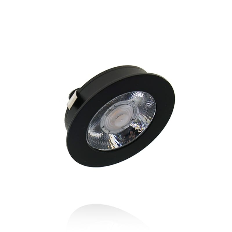 LED-MÖBELSTRAHLER | BASTON | 3W | 12V(DC) | IP44 | SCHWARZ | 14 mm hoch