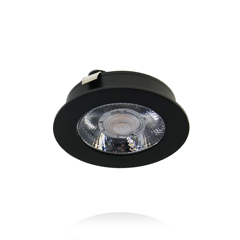 LED-MÖBELSTRAHLER | BASTON | 3W | 12V(DC) | IP44 | SCHWARZ | 14 mm hoch