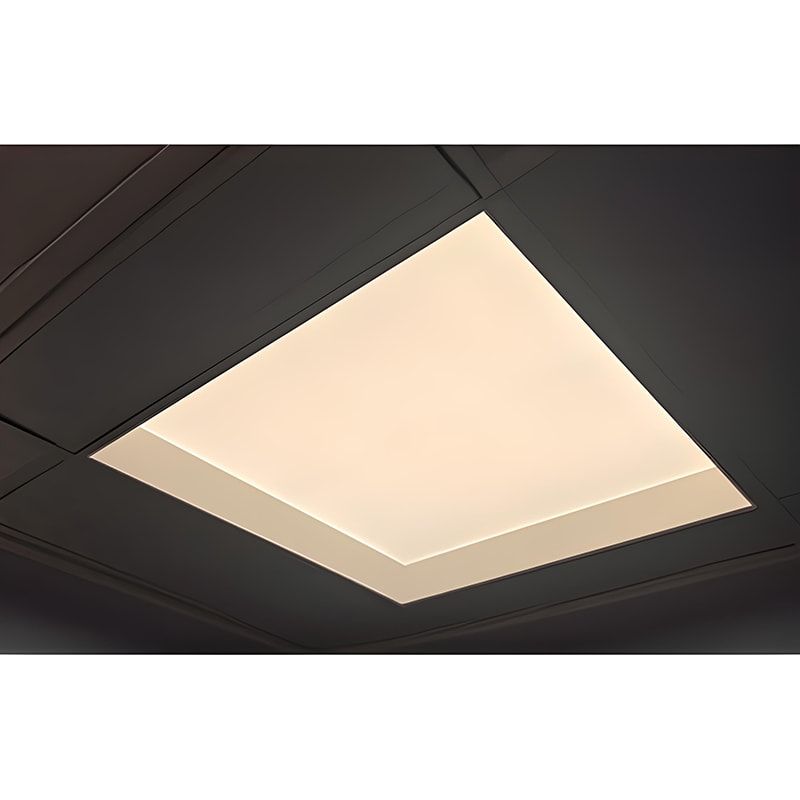 LED PANEEL EINBAURAHMEN | FÜR DACHFENSTEROPTIK | 120×60 | HINTER- UND SEITLICH BELEUCHTET