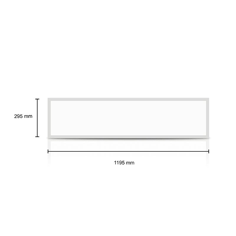 LED-PANEL MIT HINTERGRUNDBELEUCHTUNG | DOVER | 120X30CM | RGB+CCT | 40W