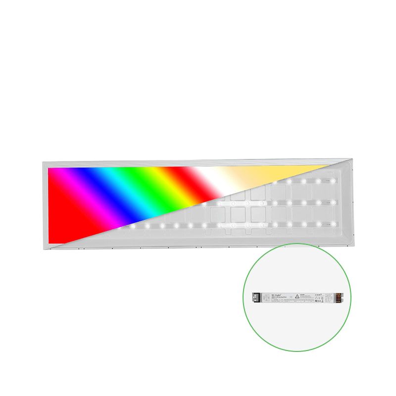 LED-PANEL MIT HINTERGRUNDBELEUCHTUNG | DOVER | 120X30CM | RGB+CCT | 40W