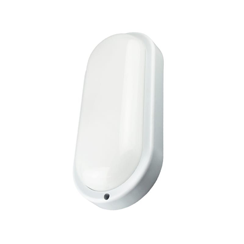 LED BULKHEAD OVAL 18W WEISS