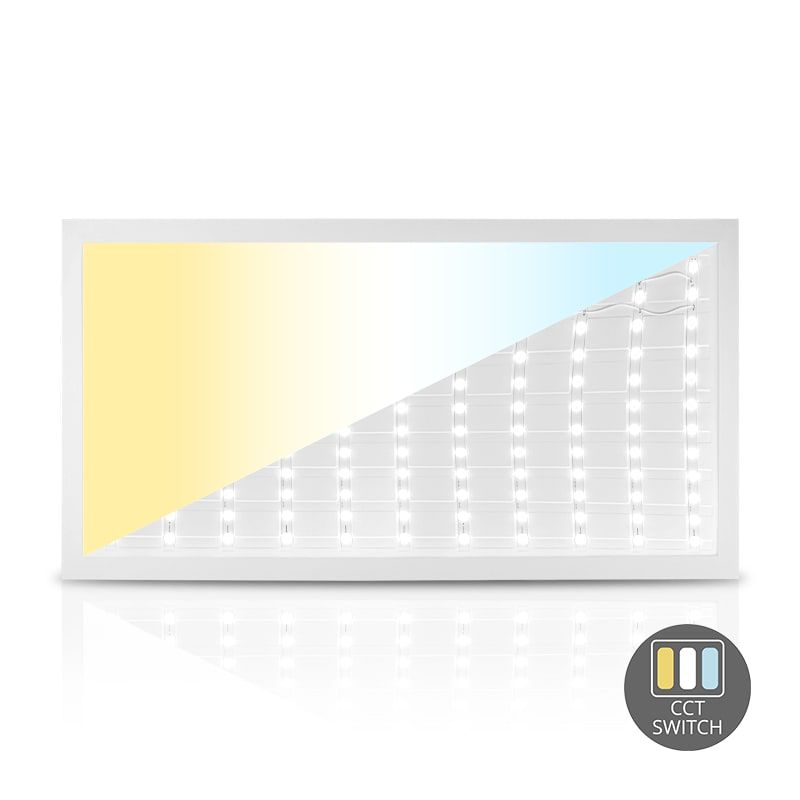 LED-PANEL MIT HINTERGRUNDBELEUCHTUNG | LEDA | 120x60CM | 45W | CCT-SCHALTER