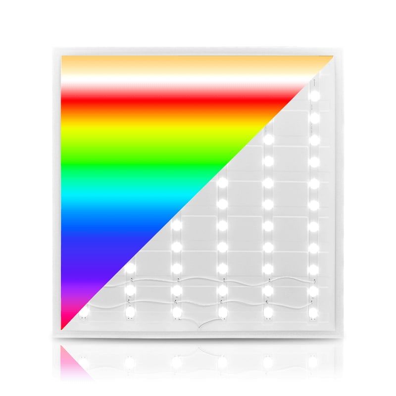 LED-PANEL MIT HINTERGRUNDBELEUCHTUNG | DOVER | RGB+CCT | 30X30CM | 12W