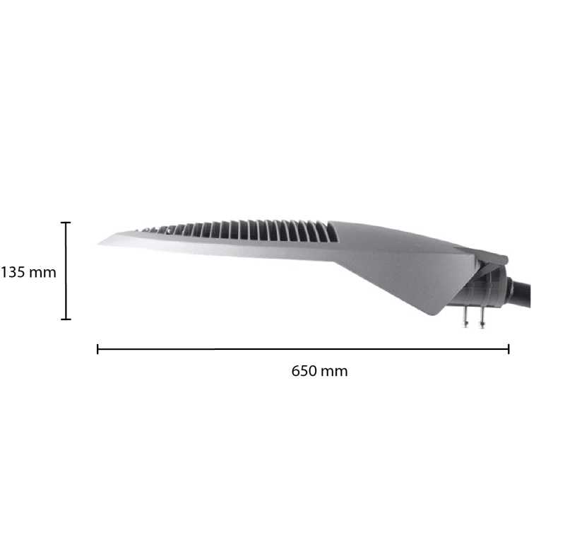 LED-STRAßENLAMPE | KALIBAN | 2.0 150W | T.B.V. 60-MM-WANDHALTERUNG
