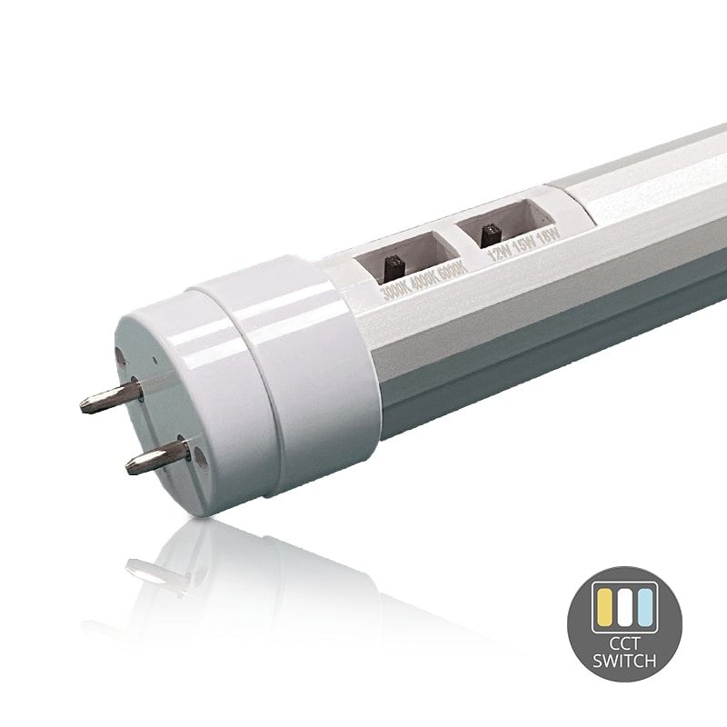 LED TL TUBE | T8 | 120CM | 12W-15W-18W | CCT-SCHALTER