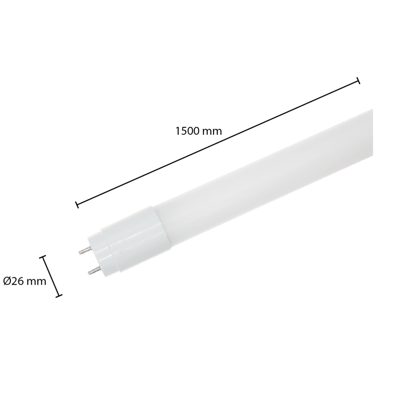LED | T8 | 22W | 2640 | 6000K