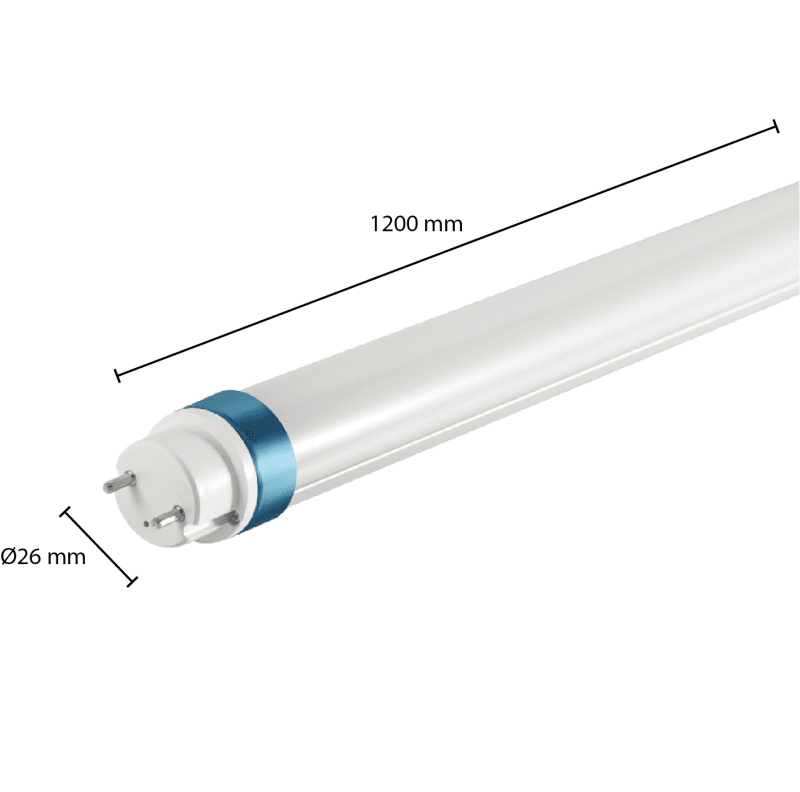 LED T5 ROHR | 115CM | ELEKTRONISCHES VORschaltgerät + AC DIRECT 2-seitig | 18W
