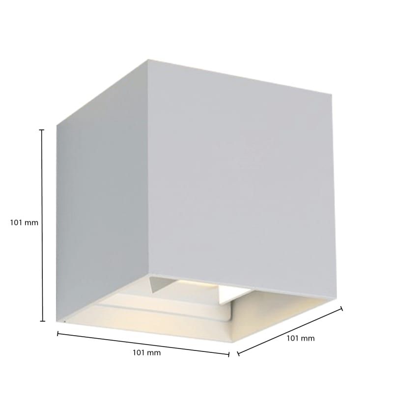 LED-WÜRFEL | THEBEN | 2X3W | DIM | WEISS