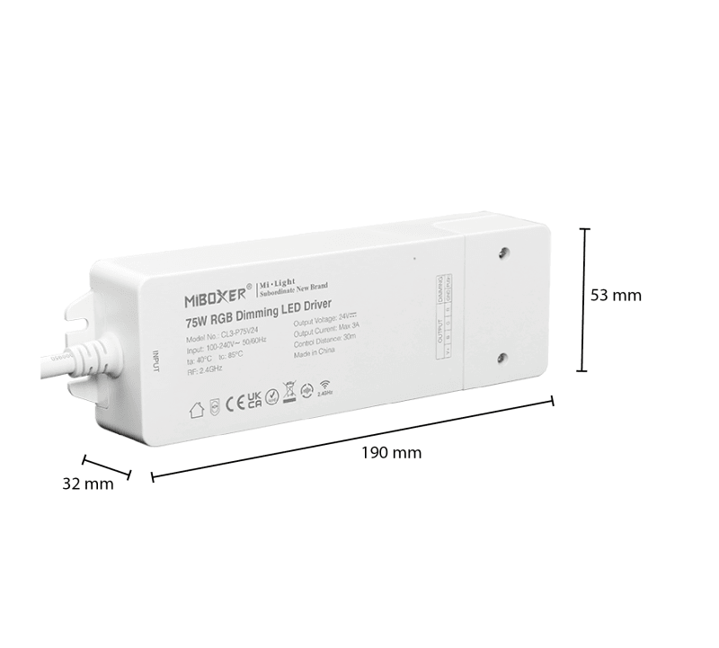 MI-LIGHT DRIVER | 24V | 75W | RGB