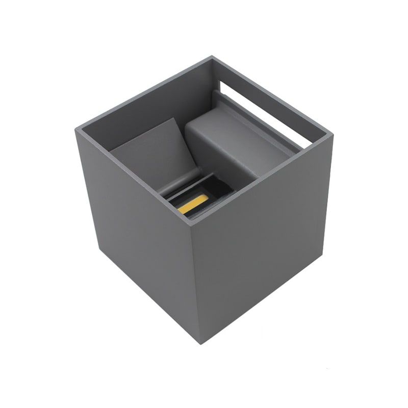 LED-WÜRFEL | THEBEN | 2x3W | DIM2WARM | GRAU