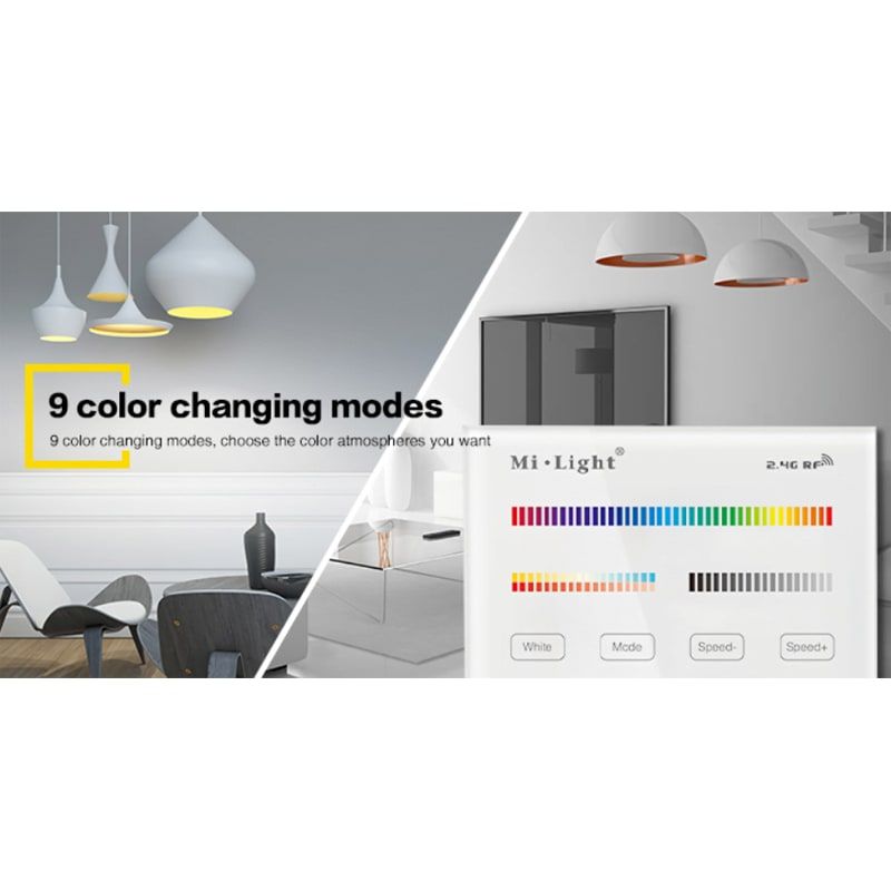 MI-LIGHT FERNBEDIENUNG | 4 GRUPPEN | RGB+CCT | 220V