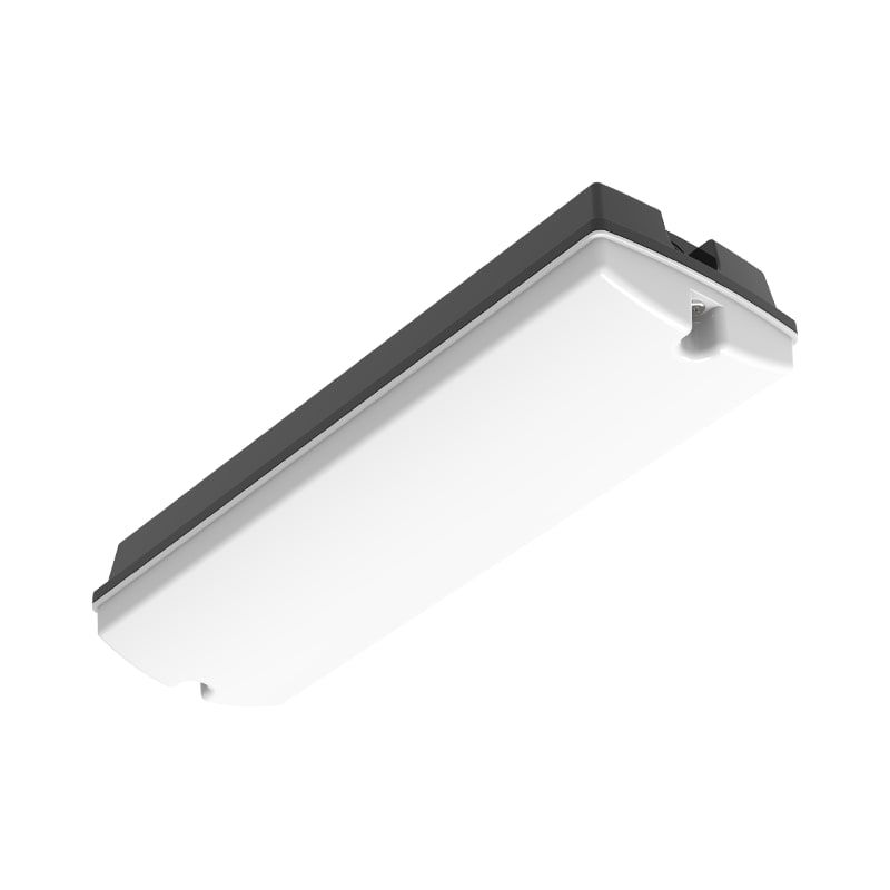 NOTLICHT | PAN | 3W | SCHWARZ | MILCHIGE ABDECKUNG
