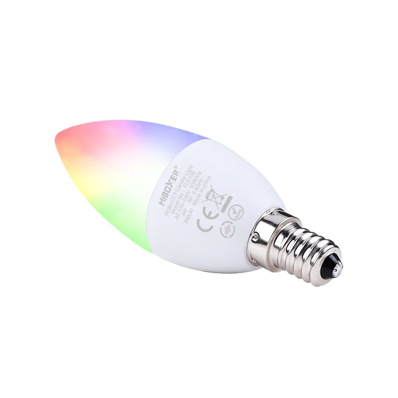 MI-LIGHT LED-LAMPE E14 4W RGB+CCT