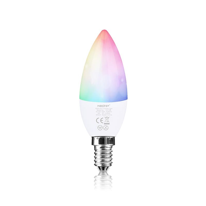 MI-LIGHT LED-LAMPE E14 4W RGB+CCT