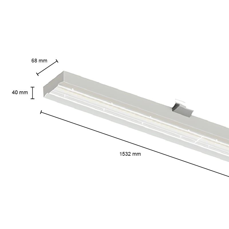 LIGHT LINE JUPITER | LED-MODUL | 33W/42W/58W/66W | 90°