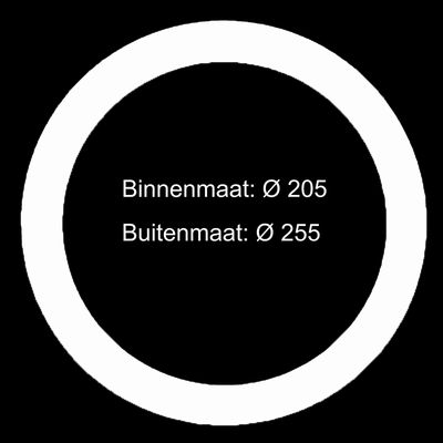 REDUZIERRING METALL | WEISS | Ø205-255mm REDUZIERRING METALL | WEISS | Ø205-255mm