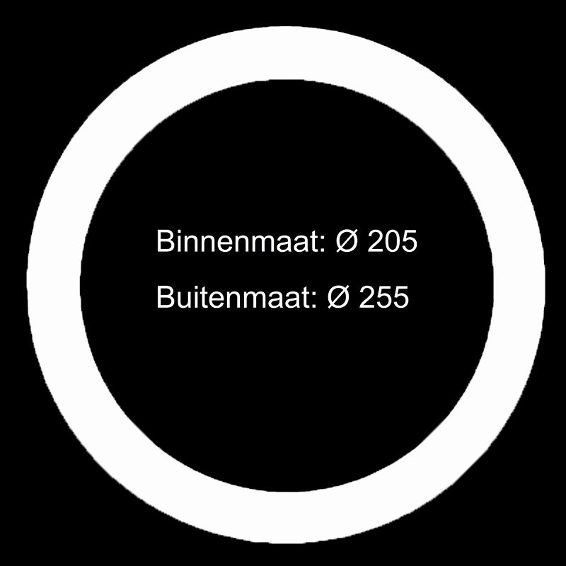REDUZIERRING METALL | WEISS | Ø205-255mm