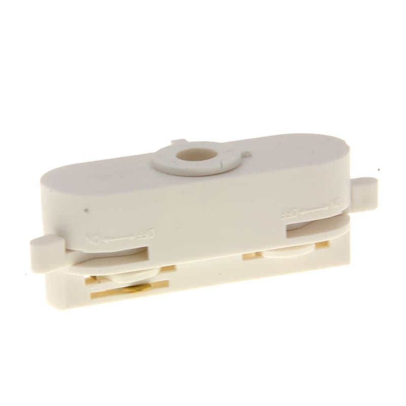 1-PHASEN SCHIENENADAPTER WEISS